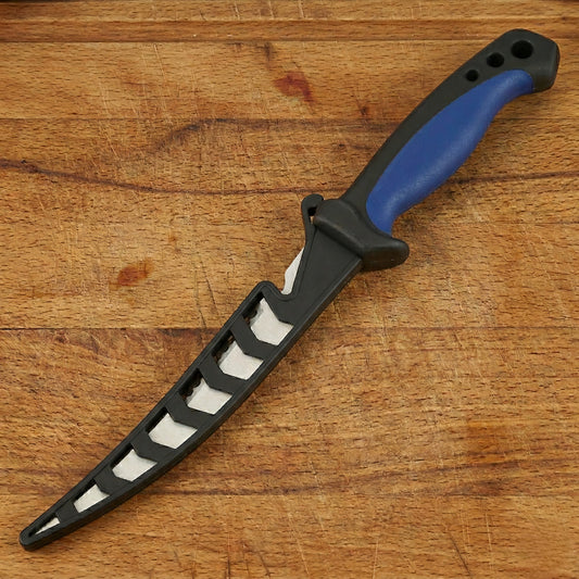 Flexible Stainless Steel Fillet Knife – Non-Slip Grip Fishing Tool & Cleaning Knife – Norte Outdoors