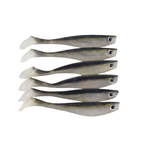 The 9cm Tournament Paddle Tail Pack (6-Piece Soft Swimbait Kit) - NORTE