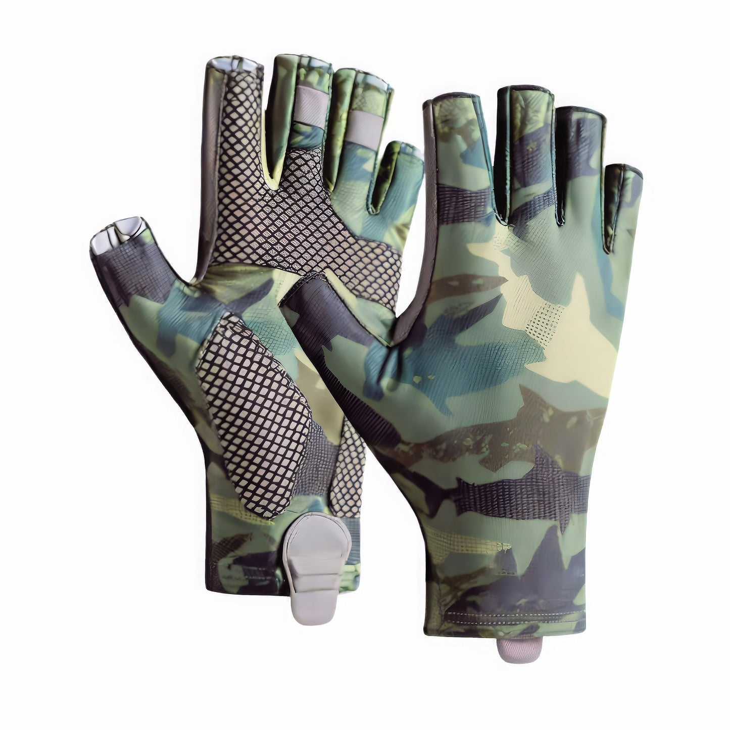 Norte Ice Silk Non-Slip Fishing Gloves – Camo Series