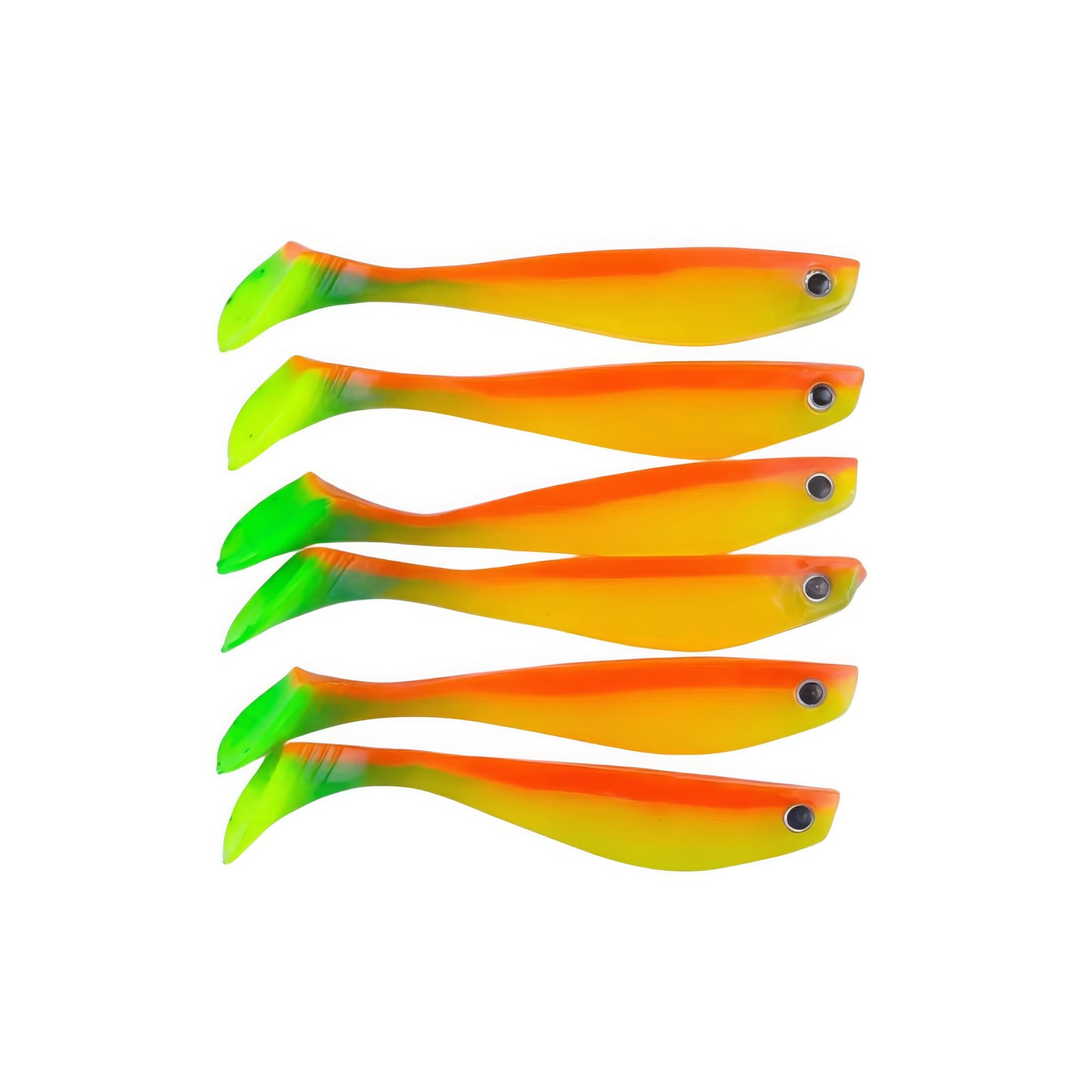 Norte 9cm Paddle Tail Soft Bait – 6-Pack Simulation Swimbait