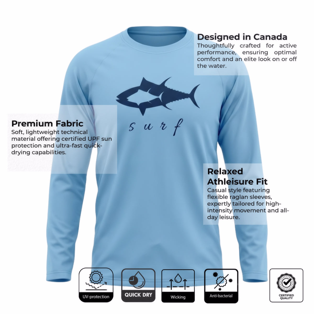 Kids Surf Performance Sun Shirt - NORTE OUTDOORS