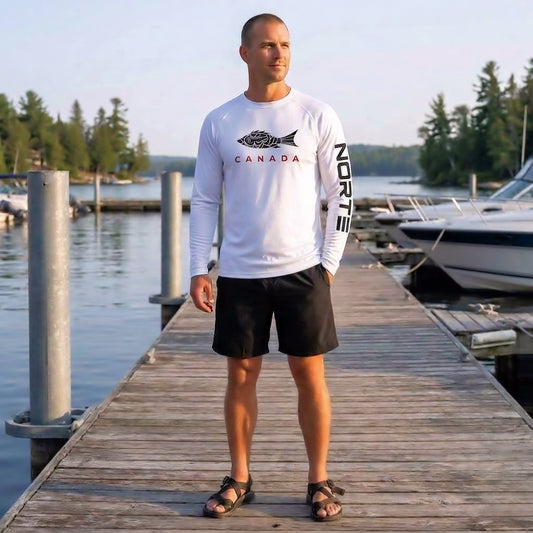 Men's Canada Heritage Performance Sun Shirt - NORTE OUTDOORS