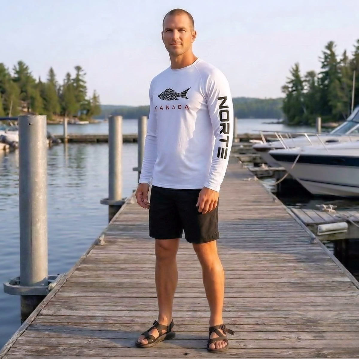 Men's Canada Heritage Performance Sun Shirt - NORTE OUTDOORS