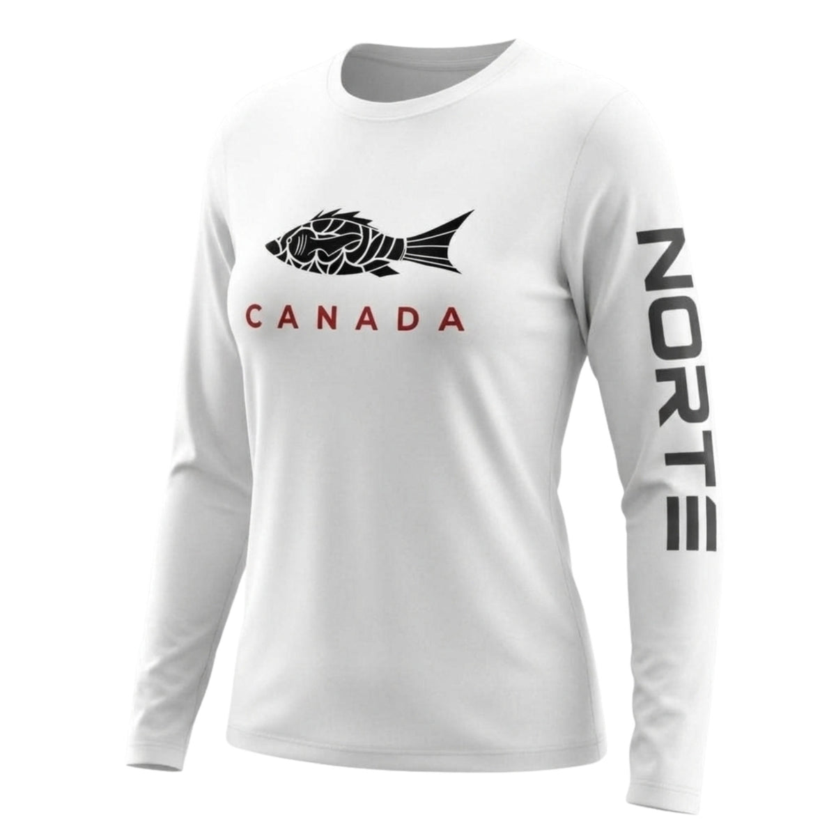 Women's Canada Heritage Performance Sun Shirt - NORTE OUTDOORS