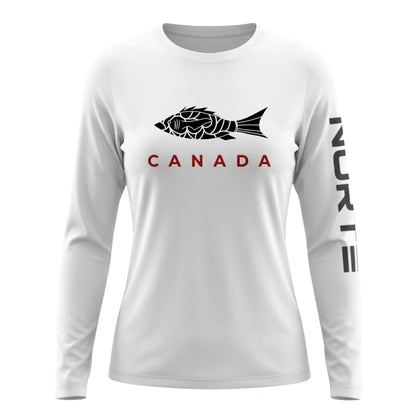 Women's Canada Heritage Performance Sun Shirt - NORTE OUTDOORS