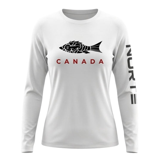 Women's Canada Heritage Performance Sun Shirt - NORTE OUTDOORS