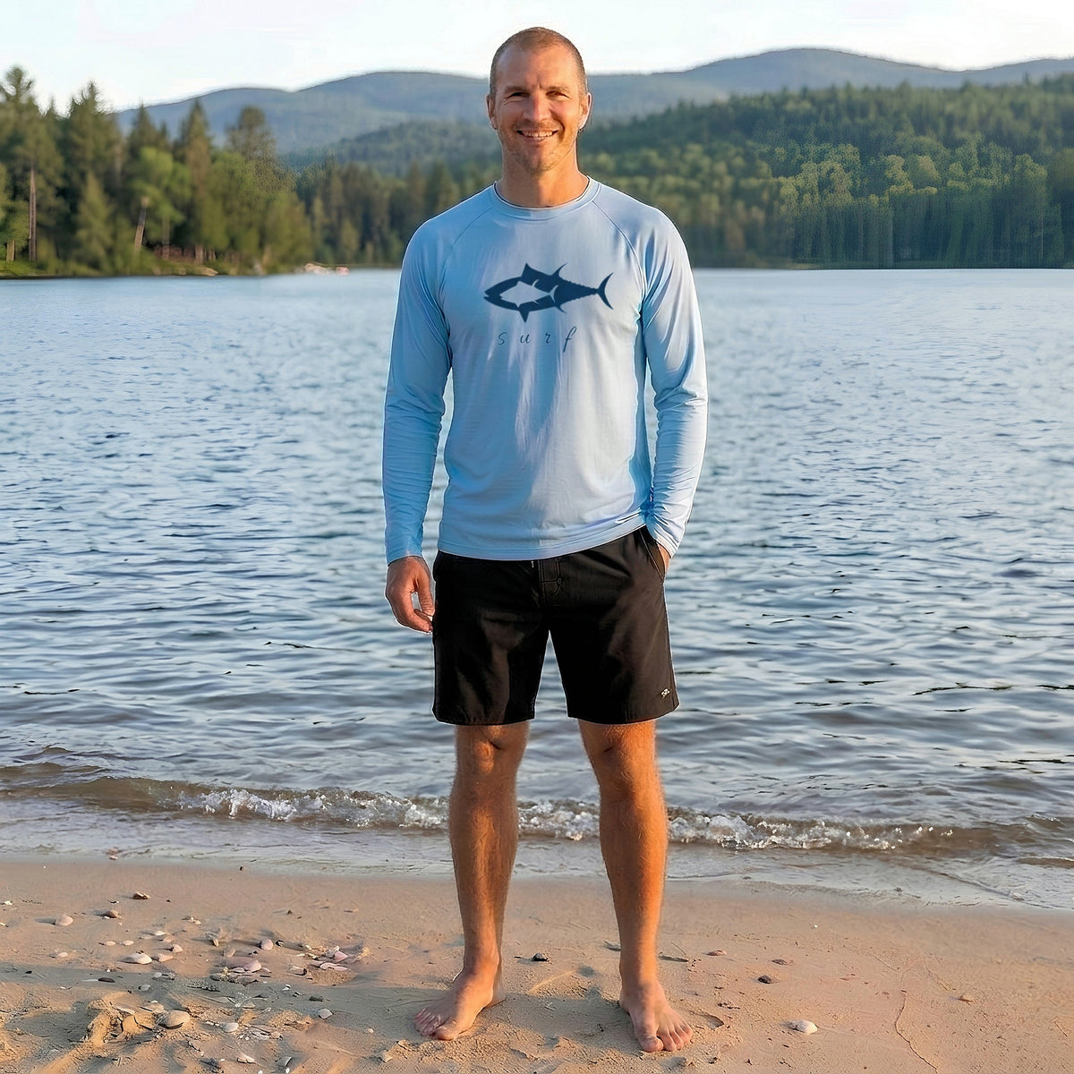 Men's Surf Performance Sun Shirt - NORTE OUTDOORS