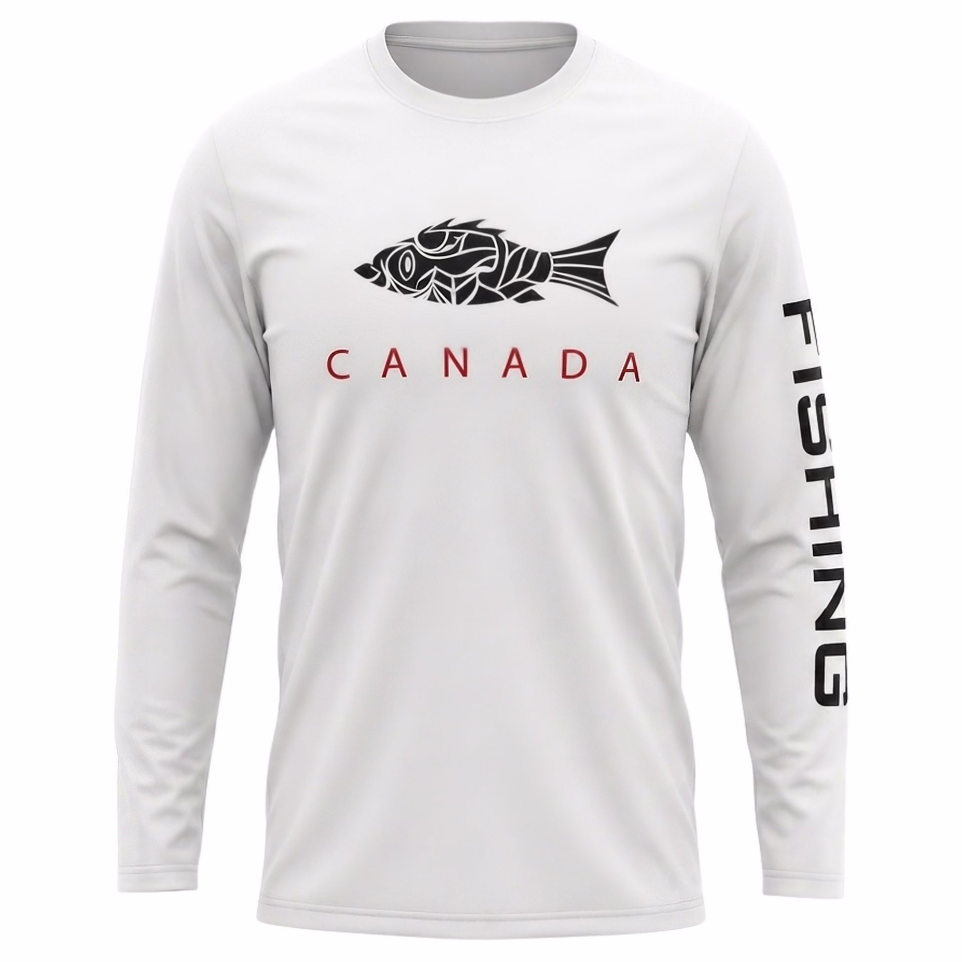 Show your pride on the water with the Norte Canada Edition Fishing Shirt. A sun-safe, long sleeve rash guard designed for comfort and lake day adventures.